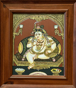 Baby Butter Krishna Antique Limited Edition Print