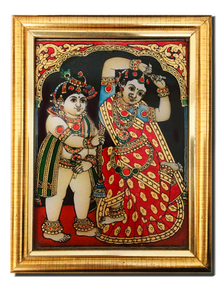 Radha Krishna Glass Painting | Ready to Ship | Same Day Delivery