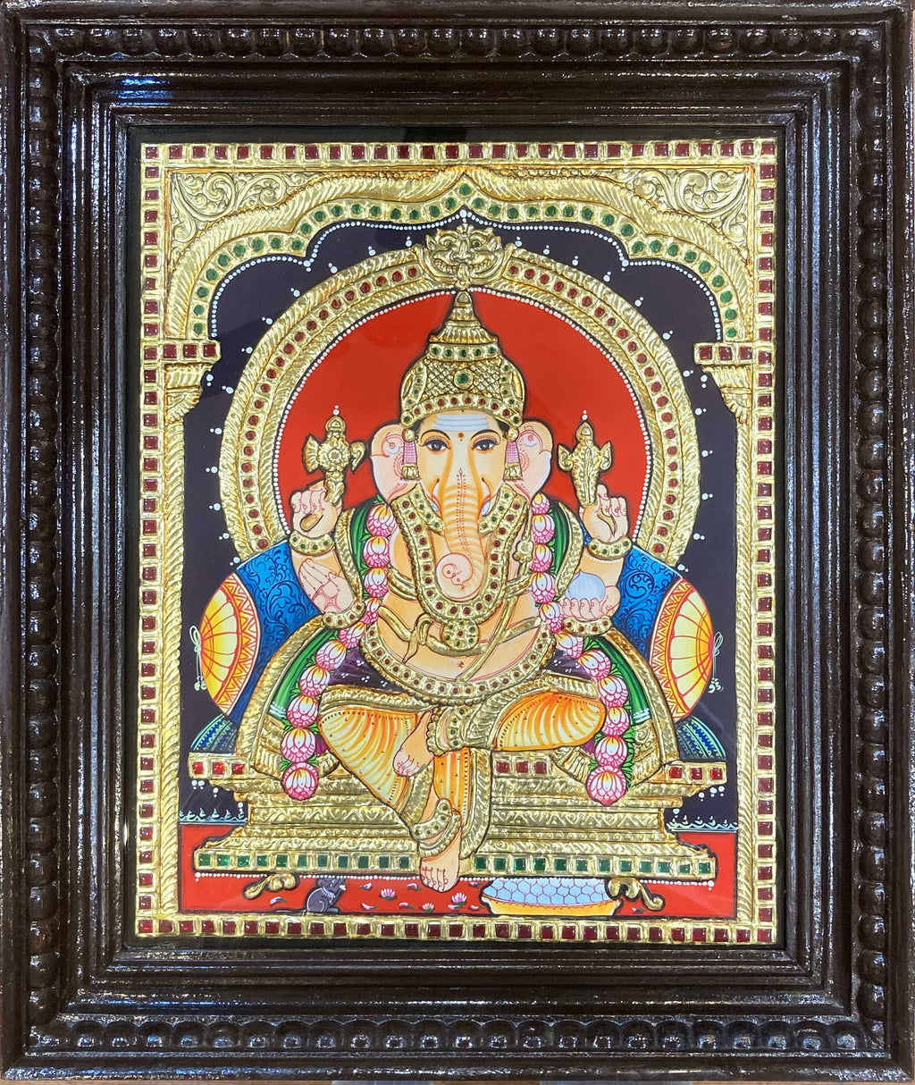 Arch Ganesha Tanjore Painting