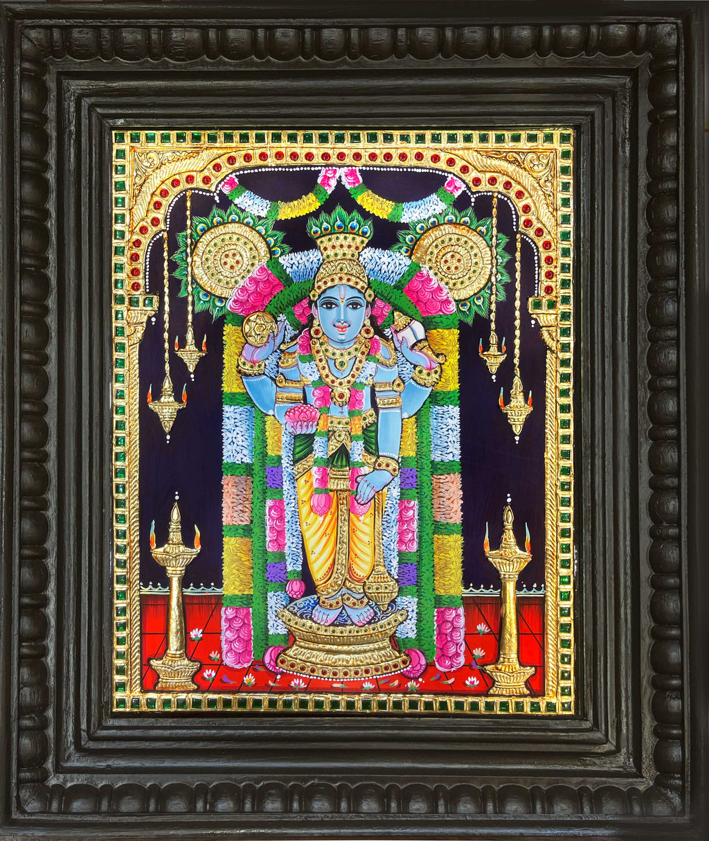 Guruvayurappan Tanjore Painting