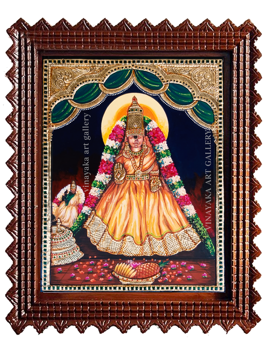 Family Deity Tanjore Painting-Customised