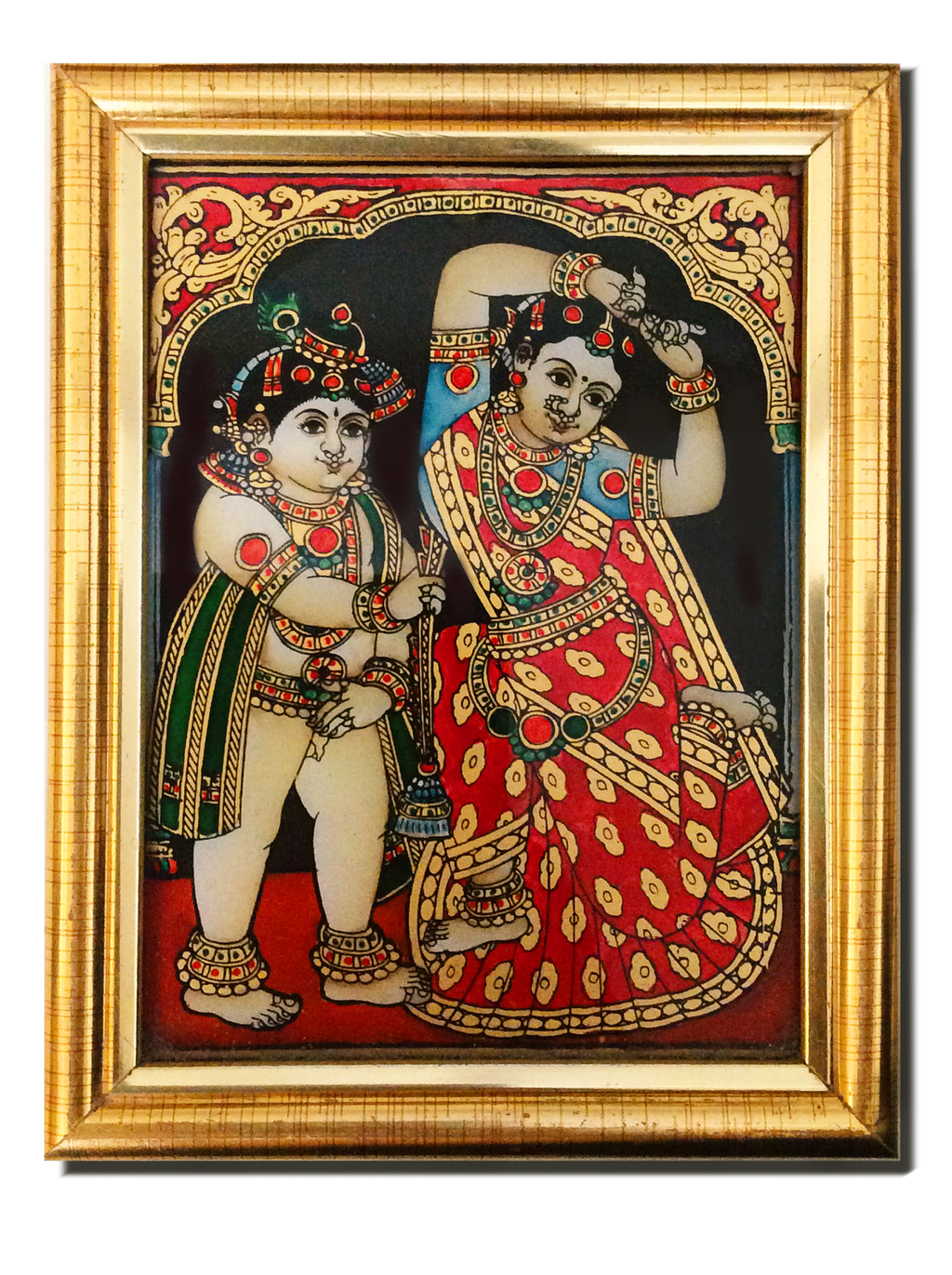 Radha Krishna Glass Painting | Ready to Ship | Same Day Delivery