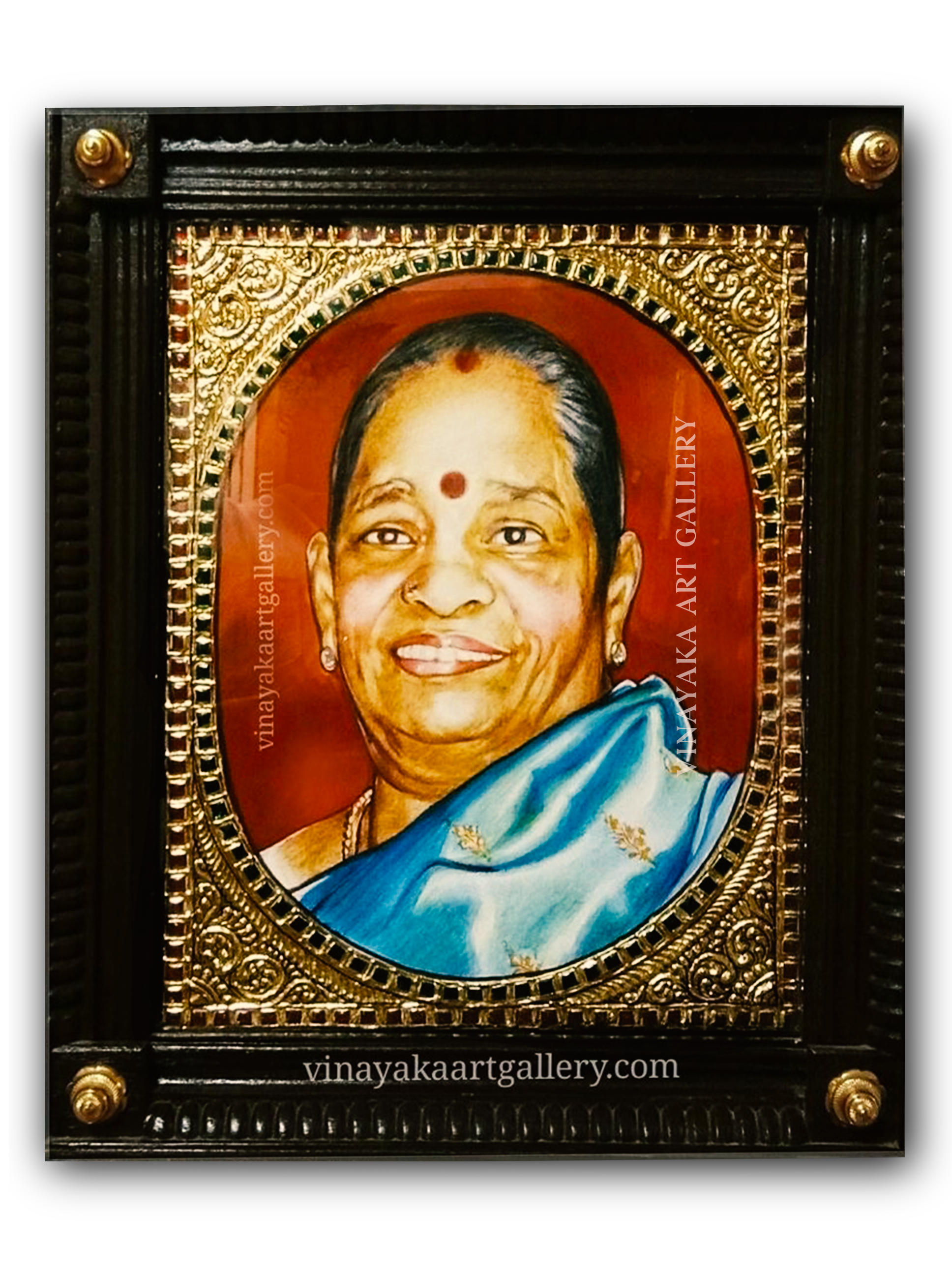 Tanjore Painting Style Portrait-Customised